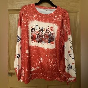 Women's Halloween Red Sweatshirt